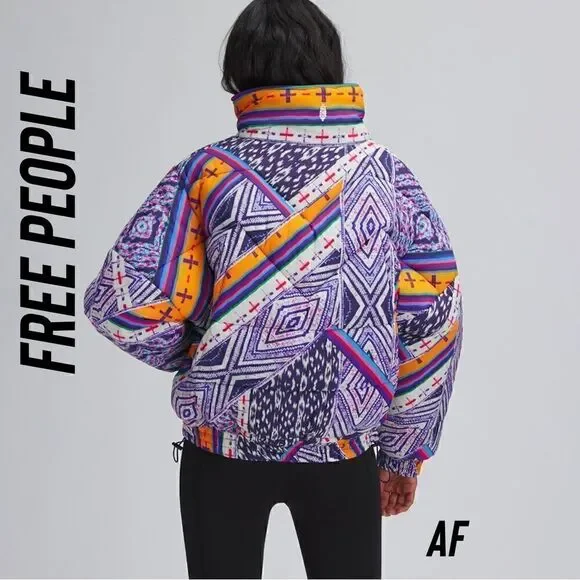 FREE PEOPLE POWERHOUSE PUFFER SKI JACKET NWT - Picture 6 of 15